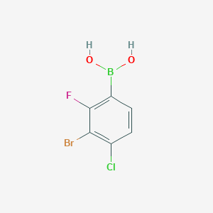 3-Bromo-4-chloro-2-fluorophenylboronic acid