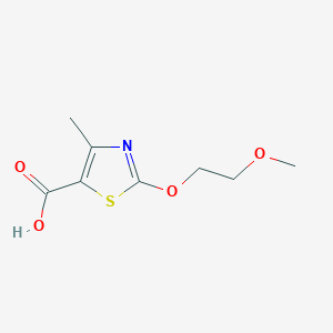 2-(2-Methoxyethoxy)-4-methyl-1,3-thiazole-5-carboxylic acid