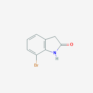 molecular formula C8H6BrNO B152715 7-溴氧吲哚 CAS No. 320734-35-8