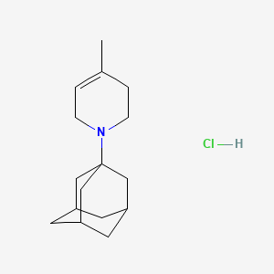 molecular formula C16H26ClN B1527159 1-(1-Adamantyl)-4-methyl-1,2,3,6-tetrahydropyridine hydrochloride CAS No. 1332530-67-2