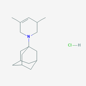 1-(1-Adamantyl)-3,5-dimethyl-1,2,3,6-tetrahydropyridine hydrochloride