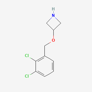 molecular formula C10H11Cl2NO B15271699 3-[(2,3-Dichlorophenyl)methoxy]azetidine 