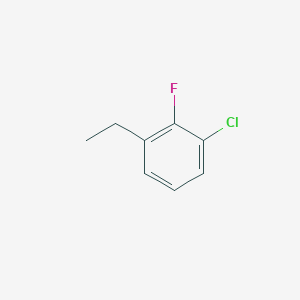 molecular formula C8H8ClF B15271716 1-Chloro-3-ethyl-2-fluorobenzene 