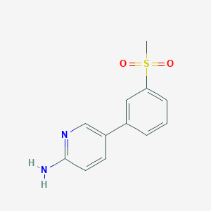 5-(3-Methanesulfonylphenyl)pyridin-2-amine