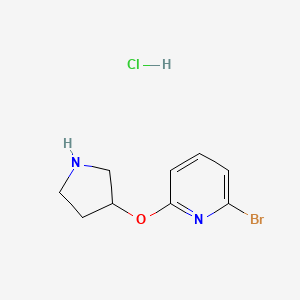 2-Bromo-6-(pyrrolidin-3-yloxy)pyridine hydrochloride
