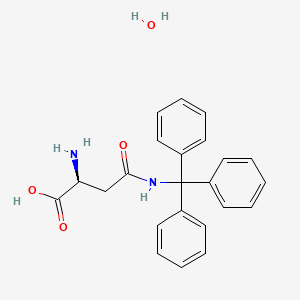 (S)-2-Amino-4-oxo-4-(tritylamino)butanoic acid hydrate