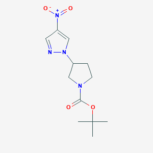 tert-butyl 3-(4-nitro-1H-pyrazol-1-yl)pyrrolidine-1-carboxylate