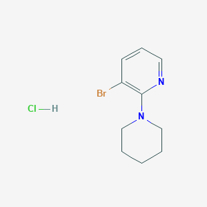 molecular formula C10H14BrClN2 B1527196 3-Bromo-2-piperidinopyridine, HCl CAS No. 1352318-07-0