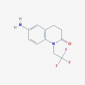 6-Amino-1-(2,2,2-trifluoroethyl)-1,2,3,4-tetrahydroquinolin-2-one