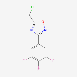 5-(Chloromethyl)-3-(3,4,5-trifluorophenyl)-1,2,4-oxadiazole