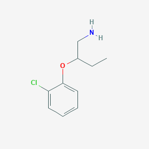 1-[(1-Aminobutan-2-yl)oxy]-2-chlorobenzene