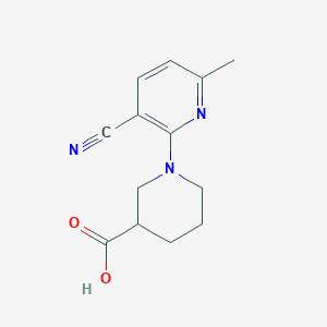 1-(3-Cyano-6-methylpyridin-2-yl)piperidine-3-carboxylic acid