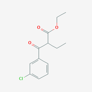 Ethyl 2-(3-chlorobenzoyl)butanoate