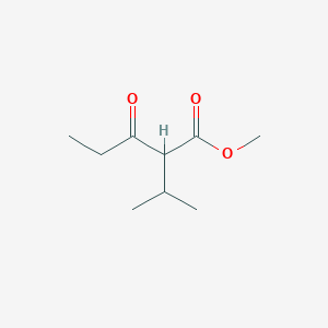 molecular formula C9H16O3 B1527236 Methyl 3-oxo-2-(propan-2-yl)pentanoate CAS No. 1248205-88-0