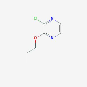 molecular formula C7H9ClN2O B1527237 2-Chloro-3-propoxypyrazine CAS No. 1248609-64-4