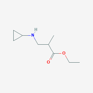 Ethyl 3-(cyclopropylamino)-2-methylpropanoate