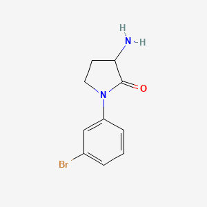 3-Amino-1-(3-bromophenyl)pyrrolidin-2-one