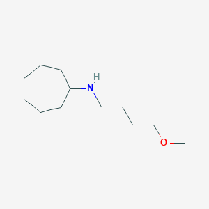 molecular formula C12H25NO B15272449 N-(4-methoxybutyl)cycloheptanamine 