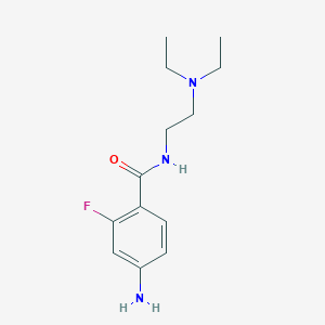 4-amino-N-[2-(diethylamino)ethyl]-2-fluorobenzamide