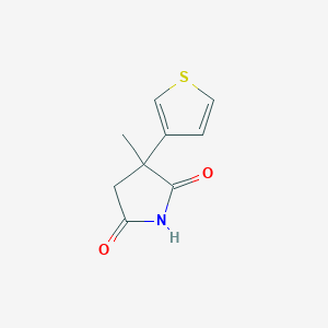 3-Methyl-3-(thiophen-3-yl)pyrrolidine-2,5-dione