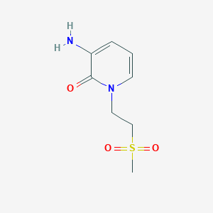 3-Amino-1-(2-methanesulfonylethyl)-1,2-dihydropyridin-2-one