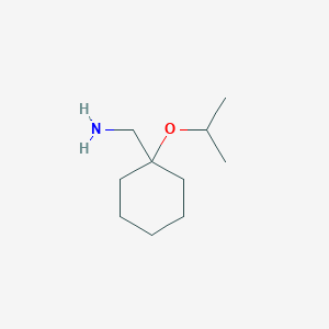 [1-(Propan-2-yloxy)cyclohexyl]methanamine