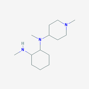 1-N,2-N-dimethyl-1-N-(1-methylpiperidin-4-yl)cyclohexane-1,2-diamine