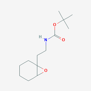 molecular formula C13H23NO3 B15272684 tert-butyl N-[2-(7-oxabicyclo[4.1.0]heptan-1-yl)ethyl]carbamate 