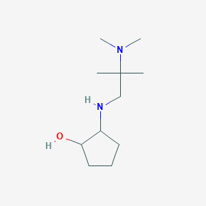 2-{[2-(Dimethylamino)-2-methylpropyl]amino}cyclopentan-1-ol