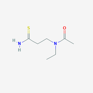 N-(2-carbamothioylethyl)-N-ethylacetamide