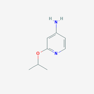molecular formula C8H12N2O B1527276 2-(Propan-2-yloxy)pyridin-4-amine CAS No. 1247371-36-3