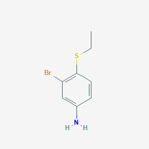 3-Bromo-4-ethylsulfanylphenylamine