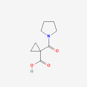 1-(Pyrrolidine-1-carbonyl)cyclopropane-1-carboxylic acid