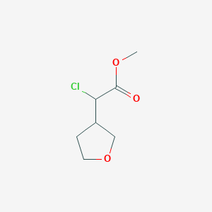Methyl 2-chloro-2-(oxolan-3-yl)acetate