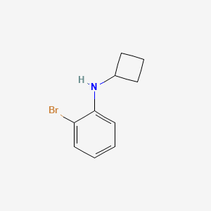 molecular formula C10H12BrN B1527301 2-bromo-N-cyclobutylaniline CAS No. 1248313-08-7