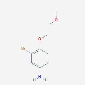 3-Bromo-4-(2-methoxyethoxy)aniline