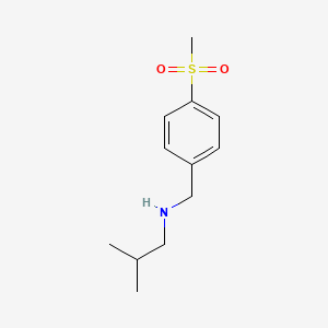 [(4-Methanesulfonylphenyl)methyl](2-methylpropyl)amine