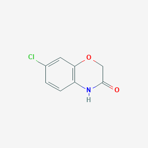 molecular formula C8H6ClNO2 B152732 7-chloro-2H-1,4-benzoxazin-3(4H)-one CAS No. 27320-99-6