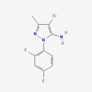4-Bromo-1-(2,4-difluorophenyl)-3-methyl-1H-pyrazol-5-amine