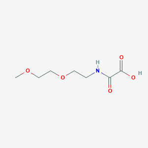 molecular formula C7H13NO5 B1527326 {[2-(2-Methoxyethoxy)ethyl]carbamoyl}formic acid CAS No. 1248069-38-6