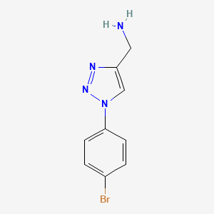[1-(4-bromophenyl)-1H-1,2,3-triazol-4-yl]methanamine