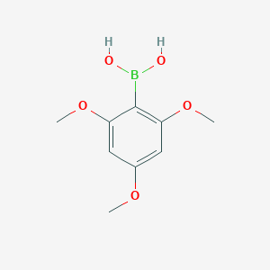 molecular formula C9H13BO5 B152733 2,4,6-Trimethoxyphenylboronic acid CAS No. 135159-25-0