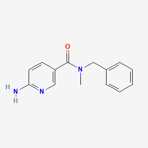 6-amino-N-benzyl-N-methylpyridine-3-carboxamide
