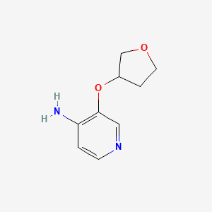 molecular formula C9H12N2O2 B15273477 3-(Oxolan-3-yloxy)pyridin-4-amine CAS No. 1563530-88-0