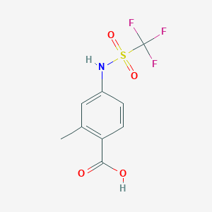 2-Methyl-4-trifluoromethanesulfonamidobenzoic acid