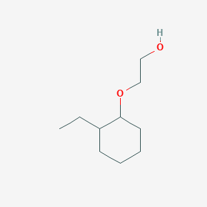 molecular formula C10H20O2 B1527359 2-[(2-Ethylcyclohexyl)oxy]ethan-1-ol CAS No. 1250390-67-0