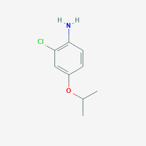 molecular formula C9H12ClNO B1527364 2-Chloro-4-isopropoxyaniline CAS No. 1071989-24-6