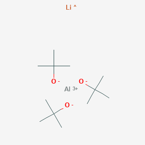 molecular formula C₁₂H₂₈AlLiO₃ B152737 Aluminium lithium tri-tert-butoxide hydride CAS No. 17476-04-9