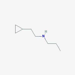 molecular formula C8H17N B15273768 (2-Cyclopropylethyl)(propyl)amine 
