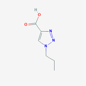 molecular formula C6H9N3O2 B1527380 1-propyl-1H-1,2,3-triazole-4-carboxylic acid CAS No. 1266840-44-1